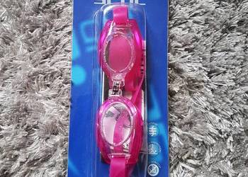 Okulary do pływania różowe nowe