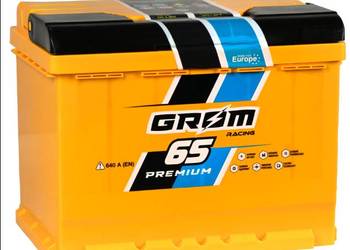 Akumulator 65Ah 640A EN Grom Racing  PRAWY PLUS