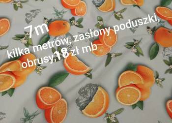 Sprzedam tkaniny zasłonowe, obrusowe, bieżniki