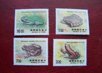 Tajwan 1988 MNh Mi. 1815/18 Fauna Płazy żaby  a