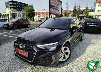 Audi A3 Sportback S-Line|1.właśc.|niski przebieg|ALU|LED|podg. fotele| Car…
