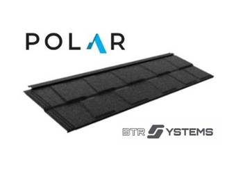 Blachodachówka POLAR ONYX z kruszywem skalnym 1-modułowa BTR SYSTEMS