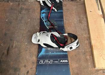 Deska snowboardowa Alpha 148 + wiązania Factory Boarding