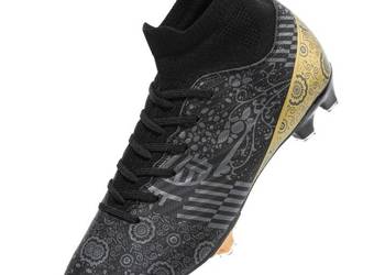 Buty piłkarskie,Korki,Lanki Męskie Czarne,do gry na murawie,Rozmiar 38