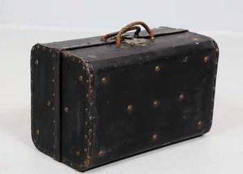 Stara walizka/kufer podróżny skóra naturalna Vintage TANIO