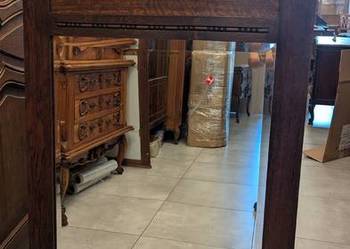 Bardzo ładne dębowe lustro secesyjne-sklep Dąbrowa Górnicza