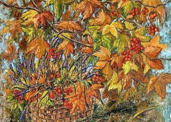 "Kolory jesieni",olej 50x60