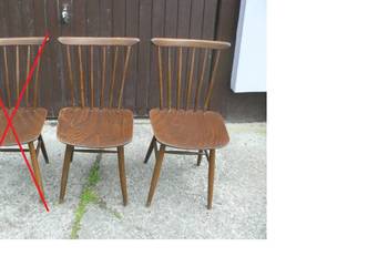Stare krzesła patyczaki - sygnowane TON .