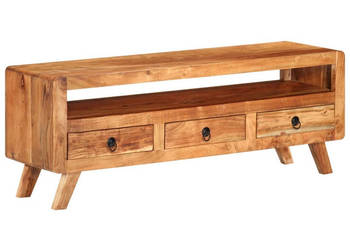 Szafka pod telewizor 110x30x40 cm lite drewno akacjowe WM-337065
