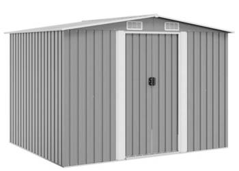 vidaXL Szopa ogrodowa, metal, zieleń, 257x205x178 cm(SKU:42907)