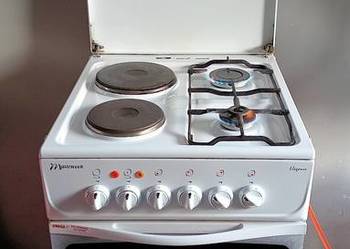 Kuchenka gazowo-elektryczna Mastercook 50 cm zasilanie 400V , transport