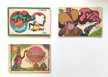 Tytus Romek i Atomek księgi VI VIII IX wydanie pierwsze wyd 1 1971 - 1974