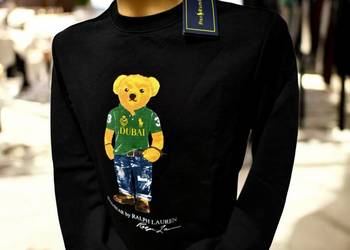 Bluza męska bawełniana Polo Ralpha Laurena - czarna M, regular fit