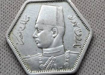 EGIPT-2 PIASTRY-1944 r (SREBRO)FARUK |