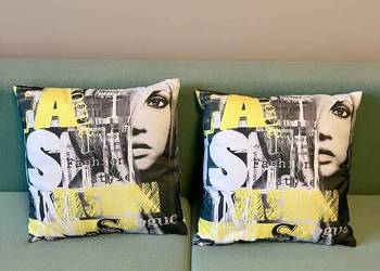 Nowe dwie poduszki jasiek poszewki poduszka