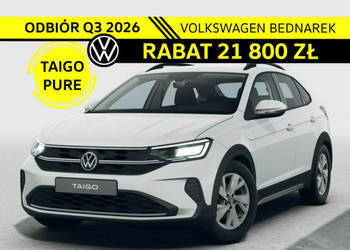 Volkswagen Taigo Nowa wersja Pure! 1.0 TSI 116 KM DSG