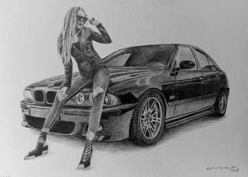 Rysunek ołówkiem grafitowym