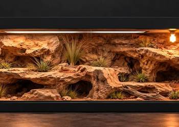 Terrarium specjalistyczne dla gekona lamparciego agamy brodatej