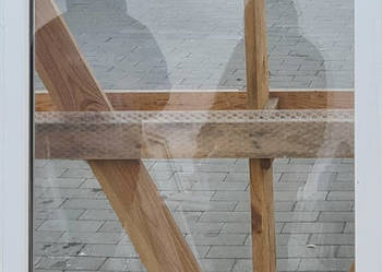 OKNA KacprzaK Witryna 78X125 FIX Używany PCV Plastikowy