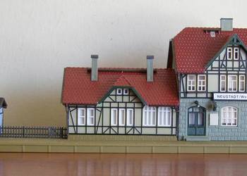 Domek na makietę Nr 44 , kolejka ,dworzec , skala TT