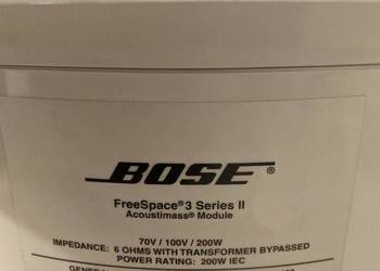 Głośnik bose sufitowy subwoofer bass