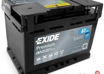 Akumulator Exide Premium 61Ah 600A   Sikorskiego 12   538x367x893