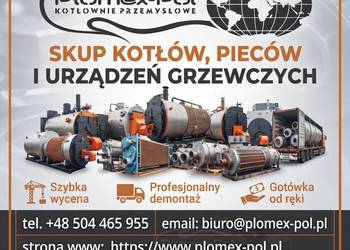Skup kotłów, pieców i urządzeń grzewczych – Kotłownie przemysłowe