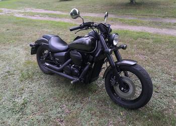 Honda shadow vt750 c2b black spirit vance hines v&h
