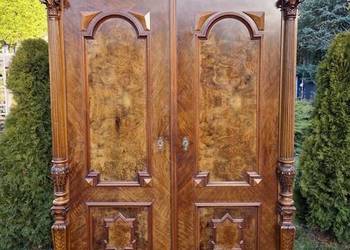 Przepiękna szafa eklektyczna koniec XIX wieku. (nr 9293)