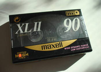 Maxell Kaseta do magnetofonu XL II 90 min nowa i zafoliowana