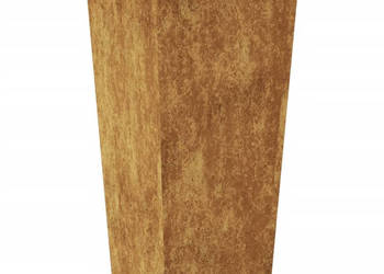 Donica ogrodowa 35x35x75 cm stal kortenowska WM-851092