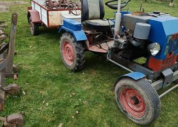 Traktorek Sam Es12 wraz z osprzętem