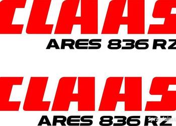 naklejki claas ares 836rz