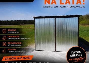 MEGAOKAZJA 3x5 Schowek magazynek blaszak garaz rod działka blaszany konstru