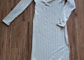 nowa długa sukienka w kolorze ecri rozmiar L brak metki