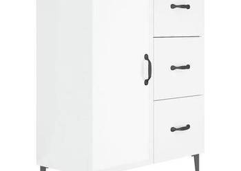 vidaXL Szafka, biała, połysk, 69,5x34x90 cm, materiał drewnopoch(SKU812183)