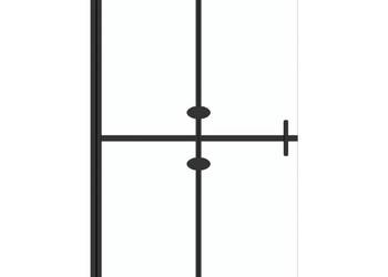 vidaXL Składana ścianka prysznicowa, przezroczyste szkło(SKU:151184)