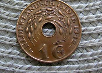 Indie Holendrrskie 1 Cent 1942r - P