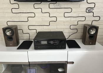 Amplituner Denon AVR 3803 + zestaw kolumn Kef iq1 + sub Kef PSW 2500