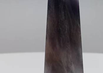 Kolekcja naturalny Ametyst szewron stożek 62mm #83