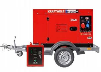 AGREGAT GENERATOR PRĄDOTWÓRCZY 22KVA PRZYCZEPA ATS