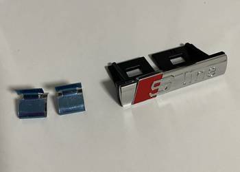Emblemat S-line na grill atrapę zderzak Audi A3 A4 A6