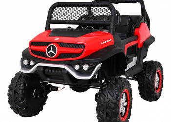 Auto na akumulator Mercedes UNIMOG 4x35W EVA czerwone