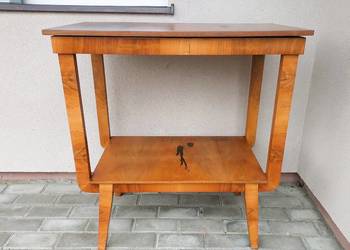 Stary stolik RTV pod telewizor obrotowy blat design PRL F003