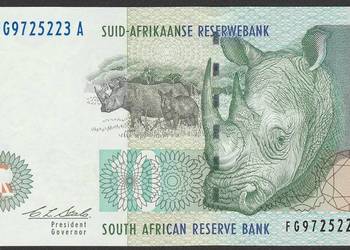 RPA / Afryka Południowa 10 rand 1993 - stan bankowy  UNC