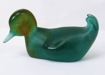 Daum - Figurka - Daum France Kaczka - Szkło