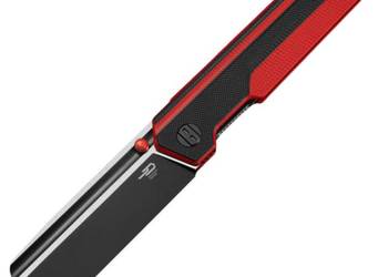 Nóż składany Bestech Tardis Black/Red G10, Black DLC/Satin D2 by Ostap Hel…