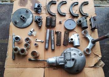 Dyfer suwak kardan szklanki chrom IFA BK 350 zawieszenie tył