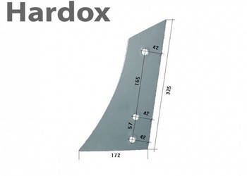 Pierś HARDOX 3450533/L KU2KL części do pługa LEMKEN