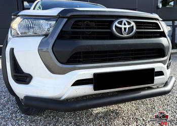 Orurowanie Przednie Rura Bull Bar Toyota Hilux 2021+ Czarne